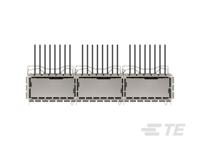 2342886-3 TE Connectivity QSFP Connector, Cage & Heatsink 3-Port 1-Position,