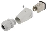 104200001942600053111420 EPIC H-A Heavy Duty Power Connector Hood, 3 Contacts, M20 Thread