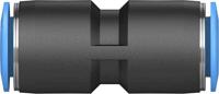 qs-10 Festo QS Series Straight Tube-to-Tube Adaptor, Push In 10 mm to Push In 10 mm, Tube-to-Tube Connection Style, 153034