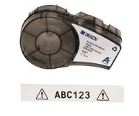 m21-500-595-wt Brady B-595 Black on Black on White Label Printer Tape, 6.4 m Length, 12.70 mm Width