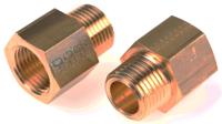 0164-22-21 Legris Straight Threaded Adaptor, NPT 1/2 Male to G 1/2 Female, Threaded Connection Style