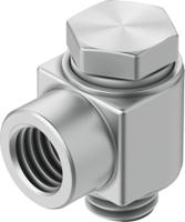 ljk-14 Festo Elbow Threaded Adaptor, G 1/4 Female to G 1/4 Male, Threaded Connection Style, 4946