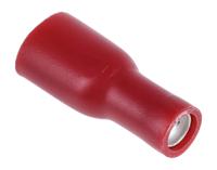 208-2464 RS PRO Red Insulated Female Spade Connector, Double Crimp, 4.8 x 0.8mm Tab Size, 0.5mm² to 1.5mm²