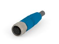 t4151320008-003 TE Connectivity Female 8 way Socket M12 to M12 Pigtail Cable Assembly, 1.5 m