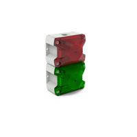 21514642055 Pfannenberg  Series Green, Red Signal Tower, 2 Lights, 120 V dc, Base-mounted