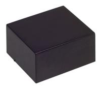 192-0755 RS PRO Black ABS Enclosure, IP54, Black Lid, 52 x 46 x 26mm
