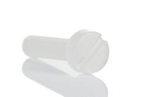 232-6979 RS PRO Slot M6  Cheese Head Nylon Machine Screw DIN 84 x 12.0mm