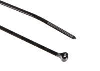 7tcg009960r0068-tyb23mx Thomas & Betts Cable Ties, Stainless Steel Barb Locking, 92mm x 2.4 mm, Black Nylon, Pk-1000