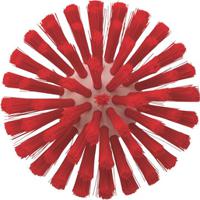 53801754 Vikan Medium Bristle Red Scrub Brush, 60mm bristle length, Polyester, Polypropylene, Stainless Steel bristle material
