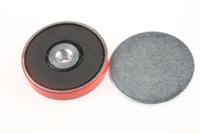 e780 Eclipse Pot Magnet 50mm Threaded Hole M8 Ferrite, 15kg Pull