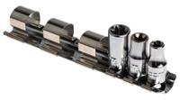 rsxj6 Facom 6-Piece Metric 1/2", 1/4" Standard Socket Set, Torx