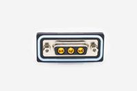 cdfs3w3203l211 Norcomp CDFS 3 Way Panel Mount Solder D-sub Connector Socket, 2.77mm Pitch, with 4-40 Screw Locks