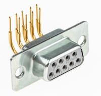 472-685 RS PRO 9 Way Right Angle Through Hole D-sub Connector Socket, 2.74mm Pitch
