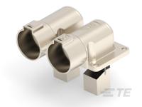 1-2399610-1 TE Connectivity PowerTube 1400 Series Right Angle Panel PCB Connector, 2 Contact(s), 47 mm Pitch, 1 Row, Shrouded