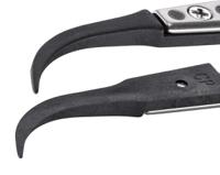7cprsa1 ideal-tek 130 mm, PEEK (Tip), Stainless Steel (Body), ESD Tweezers