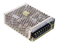 rt-65a MEAN WELL Switching Power Supply, RT-65A, ±5V dc, 2.8 A, 6 A, 500mA, 66W, Triple Output, 125 → 373 V dc, 88