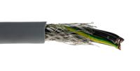 827-4155 RS PRO Control Cable, 5 Cores 0.75 mm² 18 AWG, 50 m, Screened Stranded, Grey Polyvinyl Chloride Sheath
