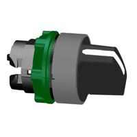 zb5ad3c0 Schneider Electric Harmony XB5 Series 3 Position Selector Switch Head, 22mm Cutout, Black Handle