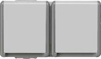 5ub4725 Siemens Grey 2 Gang Plug Socket, 16A, Indoor Use