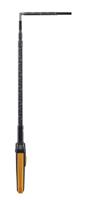 0635-1571 Testo Probe for Air Velocity, Humidity, Temperature, +70°C Max, 95%RH Max, Battery-Powered