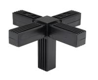 274-1126 RS PRO Steel Core 5-Way Connector, Square Tube Connector, Strut Profile 25 mm