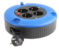 768-4440 RS PRO 5m 4 Socket Type F - German Schuko Cable Reel Cassette Reel, 230 V ac