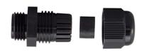 210-1317 RS PRO Black Nylon Cable Gland, M12 Thread, 3mm min., 6.5mm max., IP68