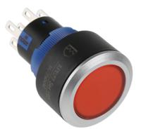 175-8245 RS PRO Illuminated Push Button Switch, Momentary, Panel Mount, 22.2mm Cutout, DPDT, Red LED, 250V ac, IP65