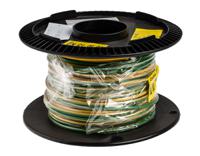 20147721 Prysmian 6491X Series Green/Yellow 10 mm² Hook Up Wire, 7/1.35 mm, 100m,