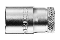 20-7 Gedore 1/4 in Drive 7mm Standard Socket, 6 point, 25 mm Overall Length