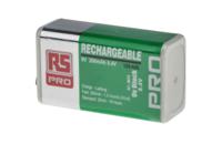 199-646 RS PRO 200mAh NiMH 9V Rechargeable Battery