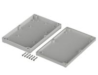 63233000-et-233 Bopla Euromas II Series Light Grey ABS Enclosure, IP65, Light Grey Lid, 250 x 160 x 37mm