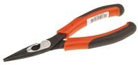 2430-g-160-ip Bahco 2430G Long Nose Pliers, 160 mm Overall, Straight Tip, 51mm Jaw
