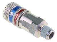 c103102152 CEJN Brass, Stainless Steel Male Pneumatic Quick Connect Coupling, R 1/4 Male Threaded