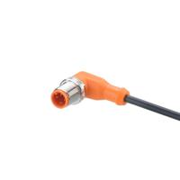 evc628 ifm electronic Male 4 way M12 to Female 4 way M12 Communication Cable, 3 m