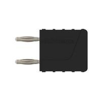 rs-kurz-10-2-ig-mb-ni-sw Schutzinger Black Male Banana Connector, 2mm Connector, Socket Termination, 12A, 30 V ac, 60 V dc, Nickel Plating