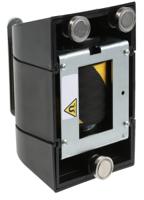 897m-33-33-d4-mte Tensator Black & Yellow Retractable Barrier, 4.6m, Yellow/Black Tape