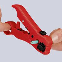 16-60-06-sb Knipex 16 60 06 SB Series Stripping tool for coaxial and data cables, 125 mm Overall