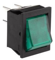 c1353aanac Arcolectric (Bulgin) Ltd Illuminated DPST, On-Off Rocker Switch Panel Mount