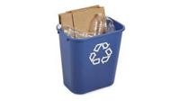 fg295673blue Rubbermaid Commercial Products Rubbermaid 27L Blue Polyethylene Waste Bin
