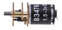 834-7635 RS PRO Brushed Geared DC Geared Motor, 0.58 W, 3 V dc, 4 mNm, 1350 rpm, 3mm Shaft Diameter