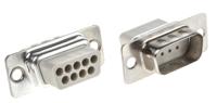 dbc09sp-nw MH Connectors MHD 9 Way Cable Mount D-sub Connector Plug, 2.77mm Pitch
