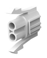 151680 TE Connectivity, Commercial MATE-N-LOK Male Connector Housing, 5.98mm Pitch, 2 Way, 1 Row