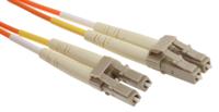 536-7140 RS PRO LC to LC Duplex Multi Mode OM2 Fibre Optic Cable, 50/125μm, Orange, 2m