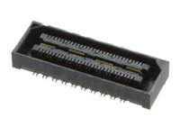 qsh-030-01-l-d-k-tr Samtec QSH-RA Series Right Angle Through Hole Mount PCB Socket, 60-Contact, 2-Row, 0.55mm Pitch, Solder Termination