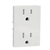 nu306018 Schneider Electric, New Unica IP20 White Flush Mount 2P+E Socket Socket, Rated At 15A, 250 V