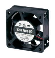 109r0624g4d01 Sanyo Denki 109R Series Axial Fan, 24 V dc, DC Operation, 27.5cfm, 3.12W, 130mA Max, 60 x 60 x 25mm