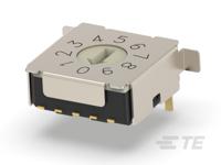 mrssh4dr10smgwtr TE Connectivity 10 Way Surface Mount DIP Switch 10P, Screwdriver Actuator