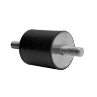 171-2587 RS PRO M12 Anti Vibration Mount, Male to Male Bobbin with 213.36kg Compression Load