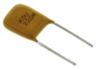 c330c225m5u5ta KEMET 2.2μF Multilayer Ceramic Capacitor MLCC, 50V dc V, ±20% , Through Hole